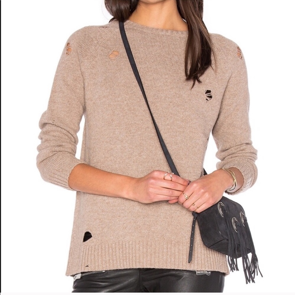Anine Bing distressed sweater